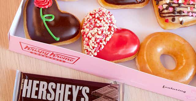 Heart-Shaped Krispy Kreme Valentine Donuts Have Returned card image