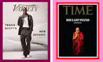 magazines on a grid