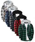 Men's Flannel Shirt 5-Pack