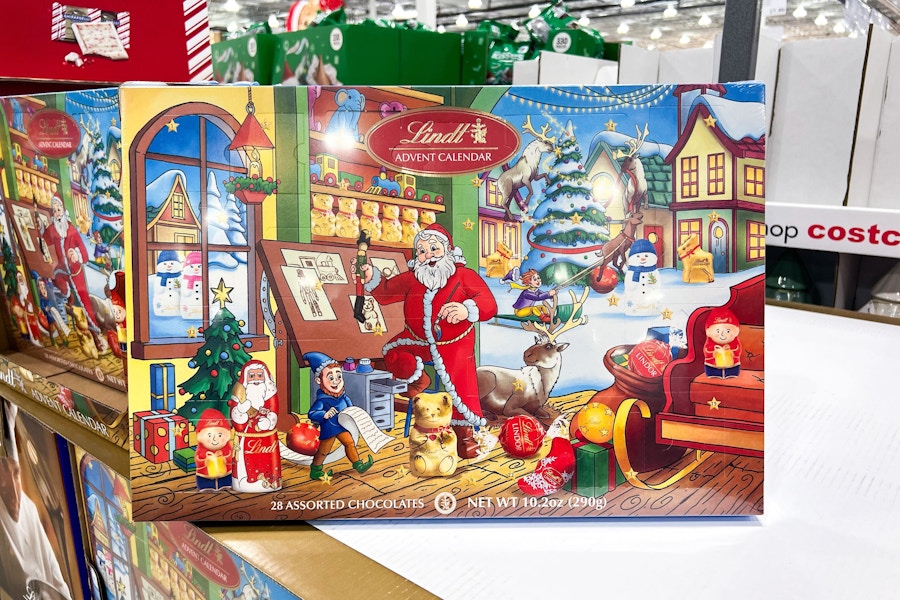 costco Lindt chocolate advent calendar