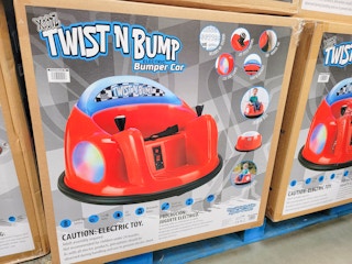 a kids bumper car