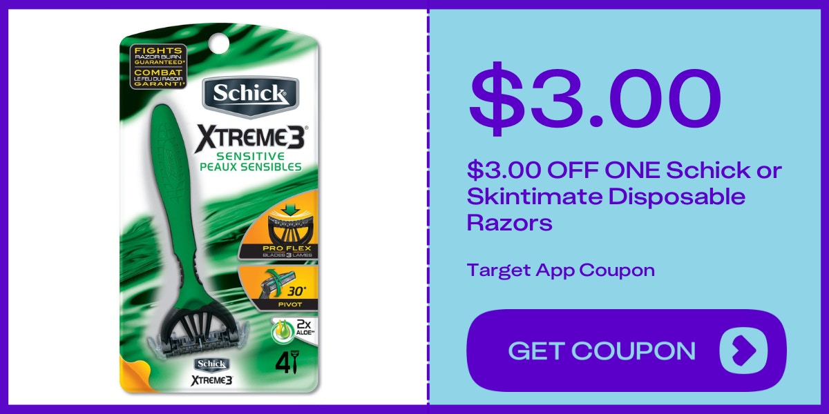 Schick xtreme3 disposable razors