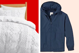 2 Target deals under $25: bedding set & kids' jacket
