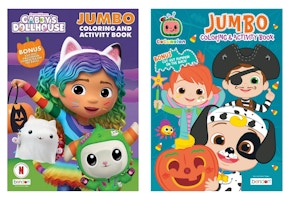 Halloween Jumbo Coloring Books