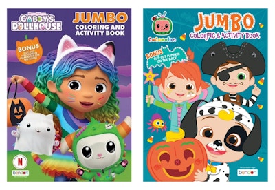 Halloween Jumbo Coloring Books