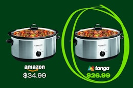 Crock-Pot 7-Quart Slow Cooker, Now $26.99 at Tanga (Cheaper Than Amazon) card image