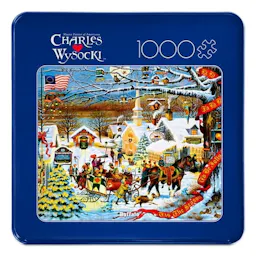 Small Town Christmas Jigsaw Puzzle