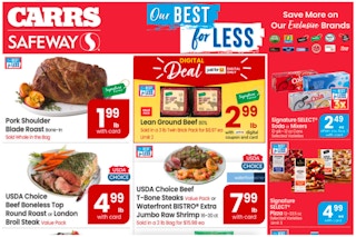 Carrs Safeway ad screenshot from Carrs website.
