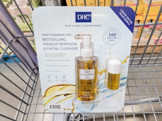 dhc cleanser in a car