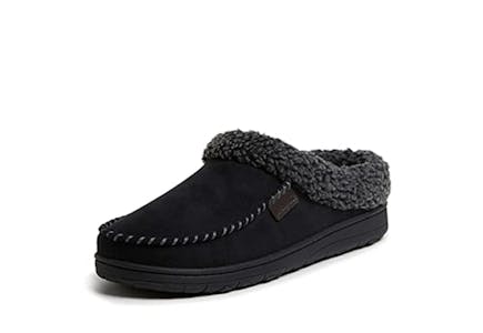 Dearfoams Men's Memory Foam Slippers
