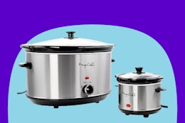  8-Quart Slow Cooker With Bonus Mini Warmer, Only $42 Shipped at QVC card image