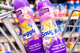 snuggle scent boosters in shopping cart