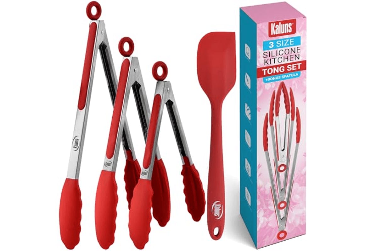 Kitchen Tongs and Spatula Set