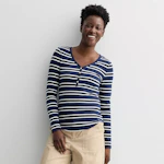 Women's Rib Long Sleeve Henley