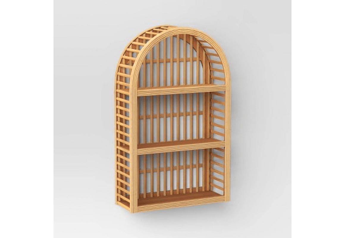 Threshold Rattan Wall Shelf