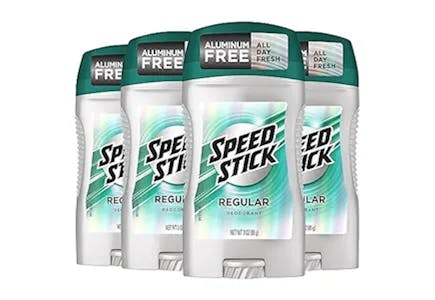 Speed Stick Deodorant 4-Pack