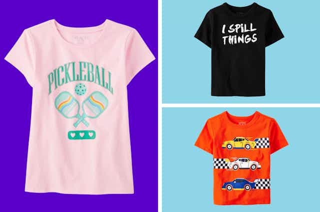 $3 Graphic Tee Clearance at The Children's Place card image