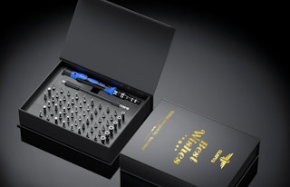 a screwdriver set in a box