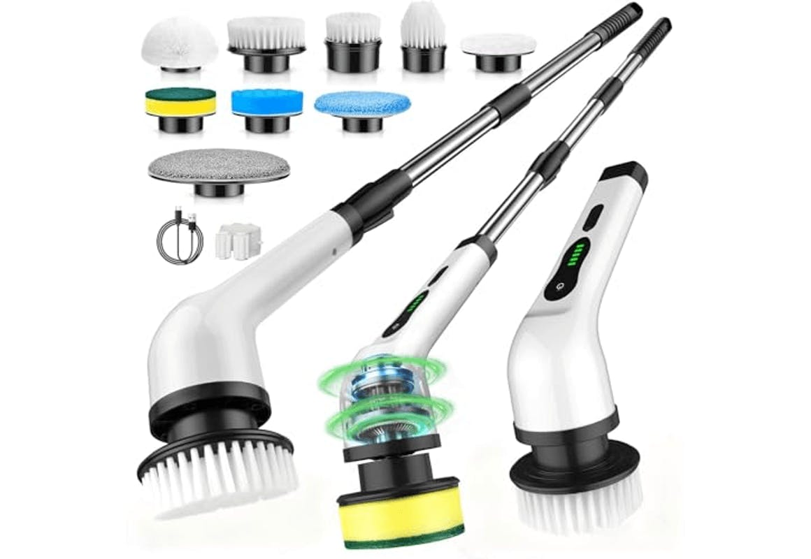 Cordless Electric Spin Scrubber