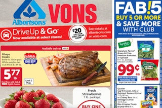 Albertsons Vons advertisment screenshot