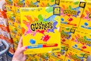 hand holding gushers fruit snacks variety pack