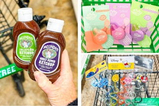 dollar tree melinda's, disney, beauty impressions 3-photo collage