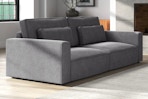 Wayfair Wade Logan Corduroy Sofa, Gray