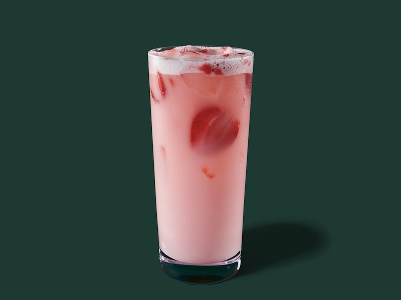 starbucks iced pink drink refresher