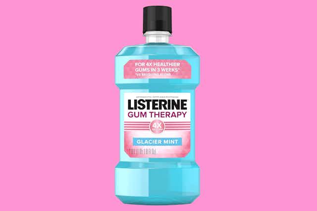 Listerine Gum Therapy Mouthwash, as Low as $4.20 on Amazon (Reg. $10.65) card image