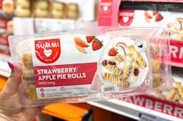 SUMM Strawberry Apple Pie Dessert Rolls With Icing, $8.87 at Sam's Club card image