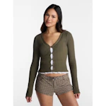 No Boundaries Women's Lace Cardigan