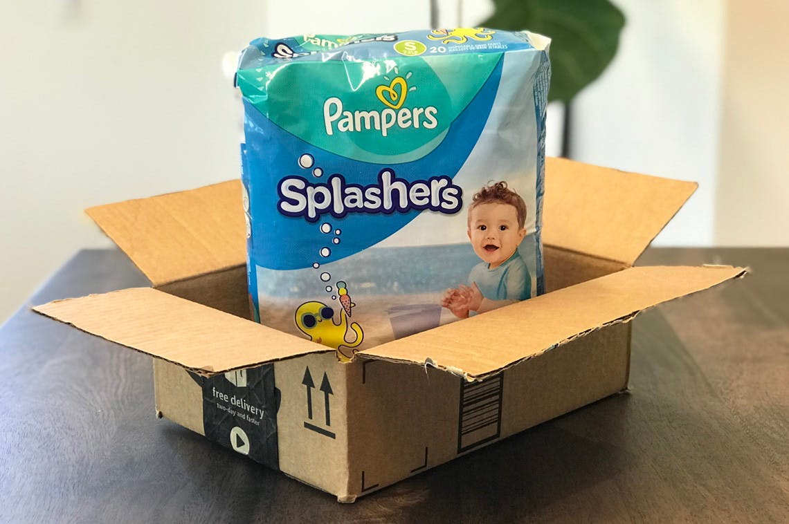 Pampers Splashers 18Count Swim Diapers, as Low as 6.38 on Amazon The Krazy Coupon Lady