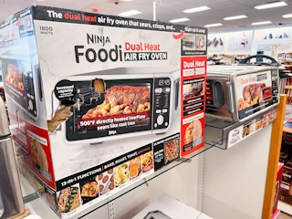 kohls ninja food air fry oven on shelf