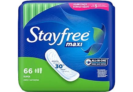 Stayfree Maxi Pads