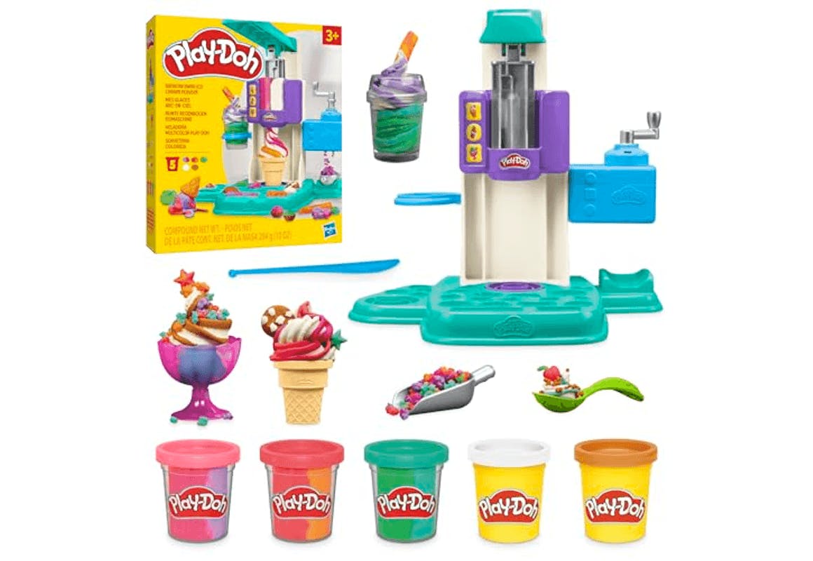 Play-Doh Rainbow Swirl Ice Cream Playset