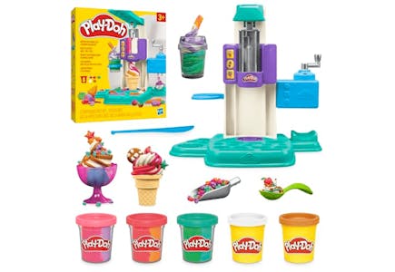 Play-Doh Rainbow Swirl Ice Cream Playset
