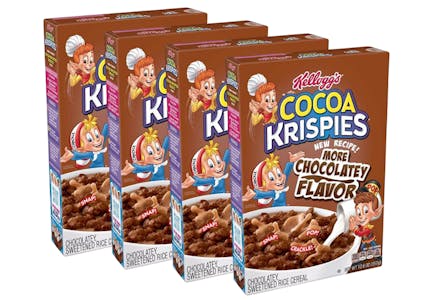 4 Kellogg's Cocoa Krispies