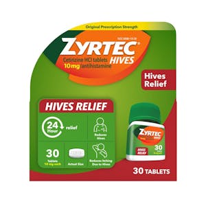 Zyrtec Hives Relief Tablets