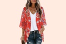 Women's Kimono Cardigan B09T8ZQN3S