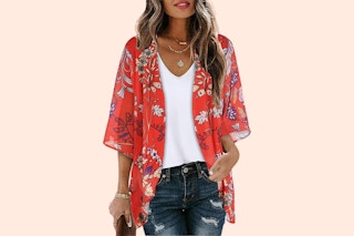 Women's Kimono Cardigan B09T8ZQN3S