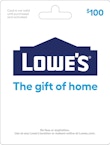 Lowe's $100 Gift Card