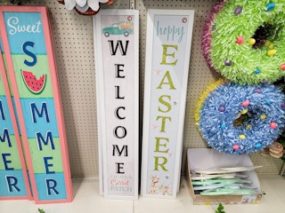 easter porch signs