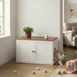 August Grove Cat Litter Box Cabinet