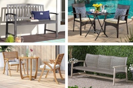 Wayfair Memorial Day Doorbusters: Patio Furniture Starts at Just $105 card image
