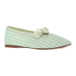 Kids' Gingham Mesh Ballet Flats