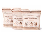 Rinse Free Bath Sponge 3-Pack