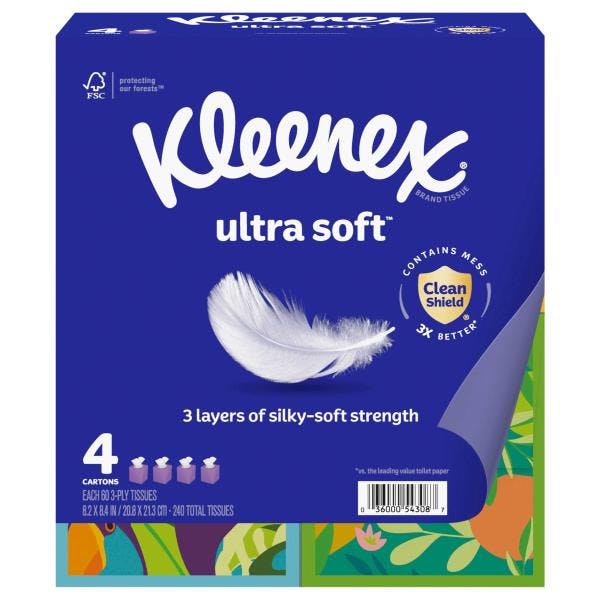 2 Kleenex Tissue Bundles