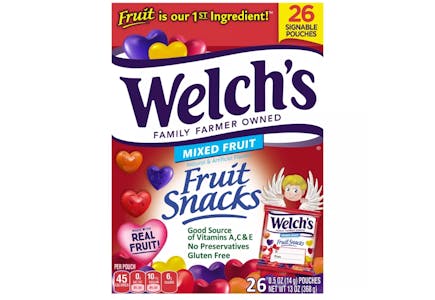 Welch's Fruit Snacks 26-Count