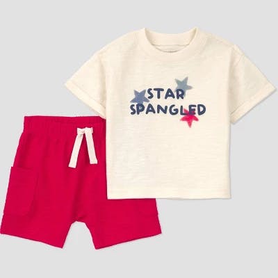 Baby 2-Piece T-Shirt and Shorts Set