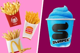 Friday Food Deals: Free Fries and Slurpees card image